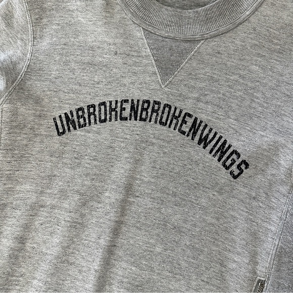 AW08 Undercover “Unbrokenbrokenwings” Side-Zip Crewneck - Picture 3 of 8